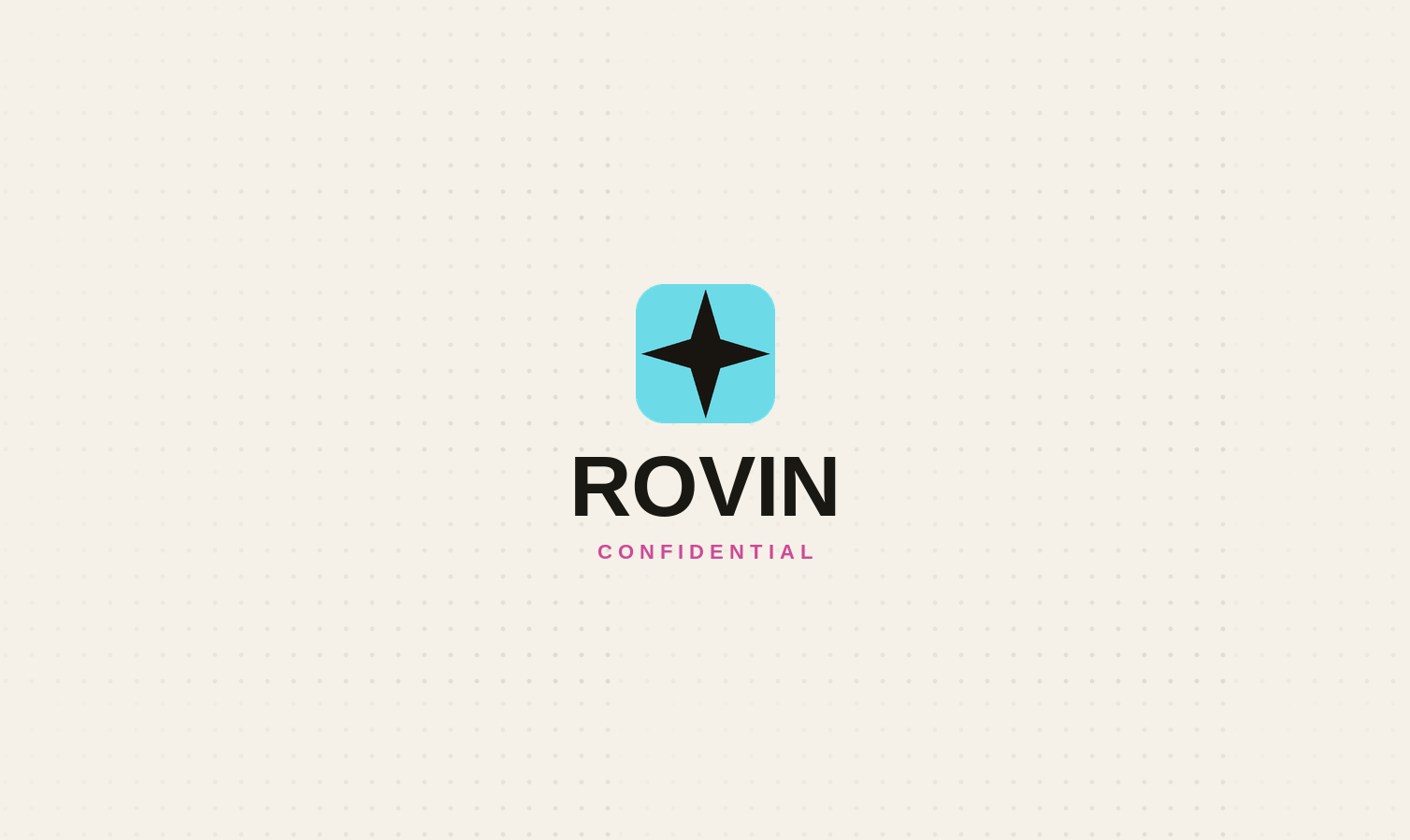 Rovin case study cover, marked confidential